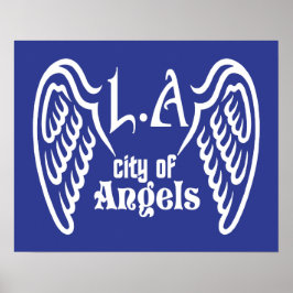 L.A. Vingar anpassningsbar färg poster