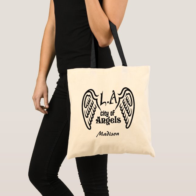 L.A. Vingar tote bags Tygkasse (Framsida (produkt))