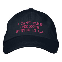 L.A. Winter Baseball Cap Broderad Keps