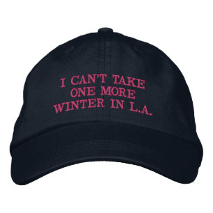 L.A. Winter Baseball Cap Broderad Keps