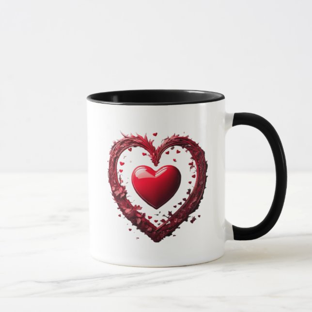 L’Amour Éternel, Symbole de Passion et Tendresse. Mugg (Höger)