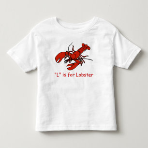 L är för hummer lärer att stava t-shirt