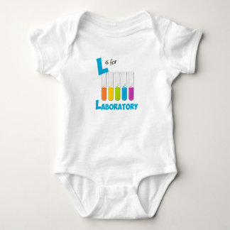 L är för laboratoriumvetenskap & kemidesign tee