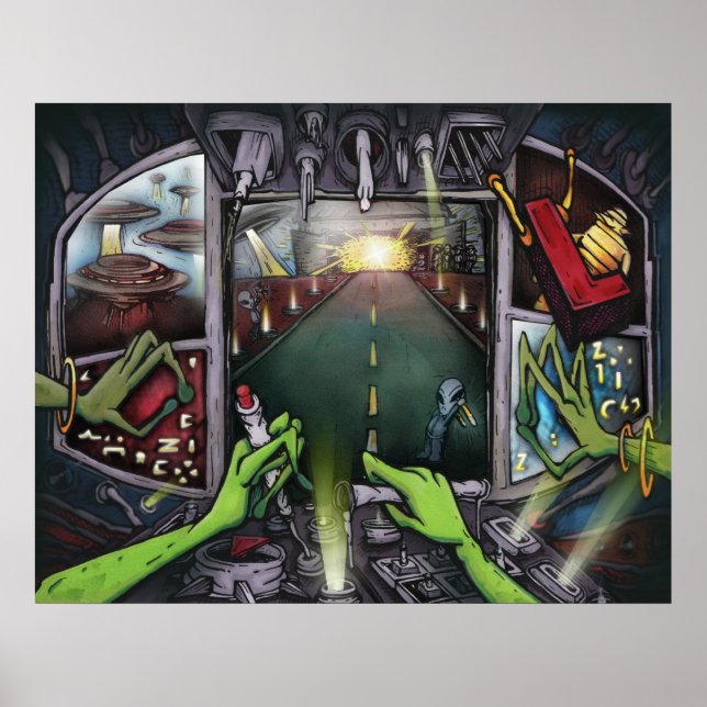 L är för landningsplats poster (Framsidan)