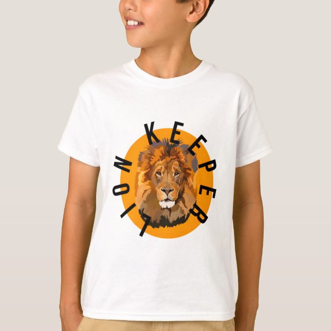 L är för Lejon innehavare T Shirt (Framsida)