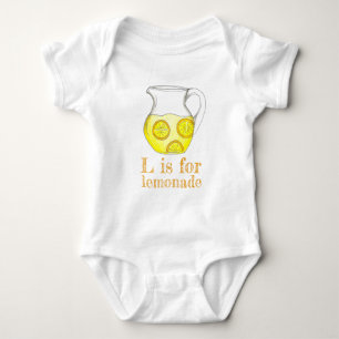 L är för Lemonade Lemon Ade Gult Citrus Fruit Tröja