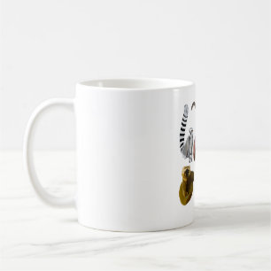L är för Lemur Kaffemugg