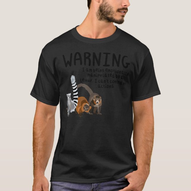 L är för Lemur T Shirt (Framsida)