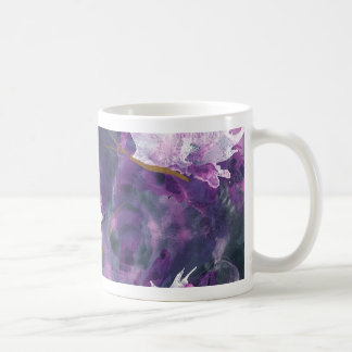 L är för lila alfabetkonstmugg kaffemugg