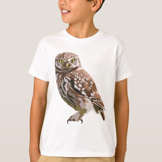 L är för Little Uggla T Shirt (Framsida)