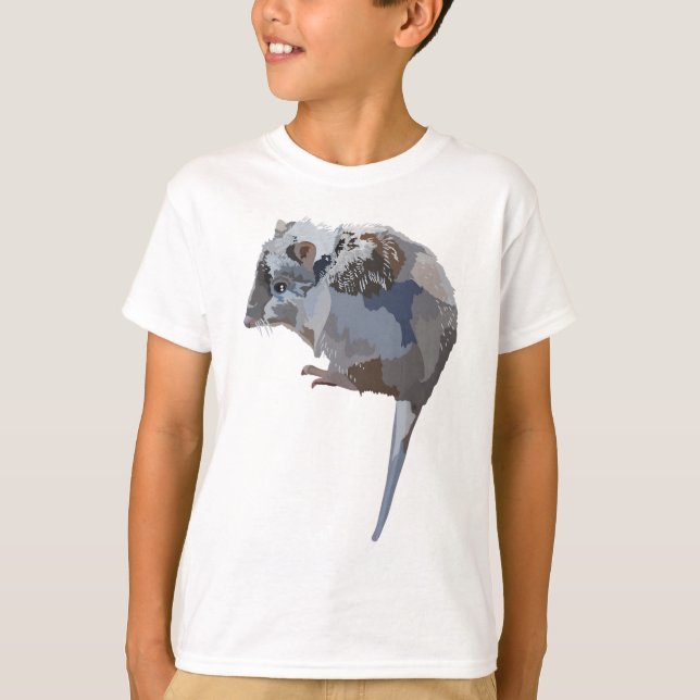 L är för Long Nposed Potoroo T Shirt (Framsida)