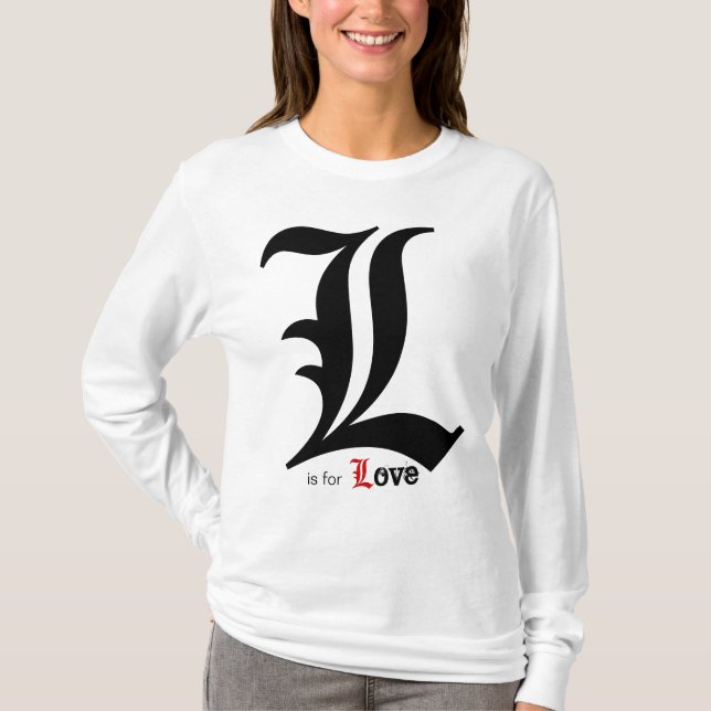 L är för Love. Tröja (Framsida)