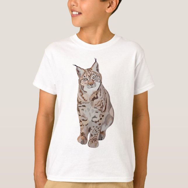 L är för Lynx T Shirt (Framsida)