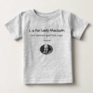 L är till Dam Macbeth ・ En liten Shakespeare Shirt T