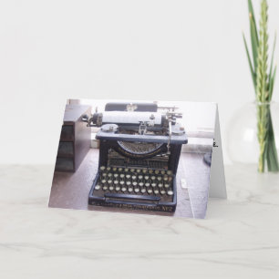 ’L.C. Smith & Bros. Typewriter’ födelsedagskort Kort