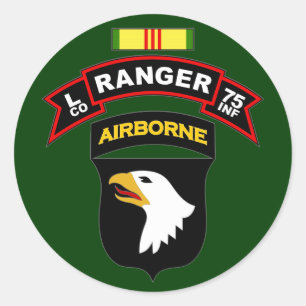 L Co, 75:einfanteri Regiment - skogsvaktare, Runt Klistermärke