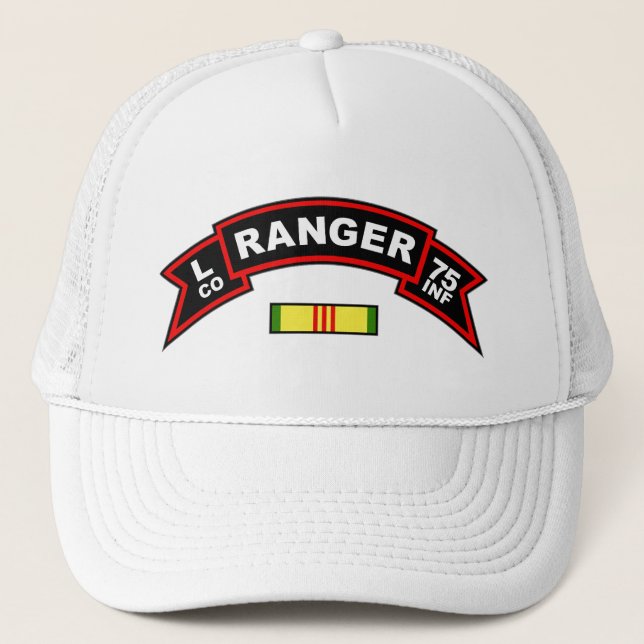 L Co, 75:einfanteri Regiment - skogsvaktare Truckerkeps (Framsida)
