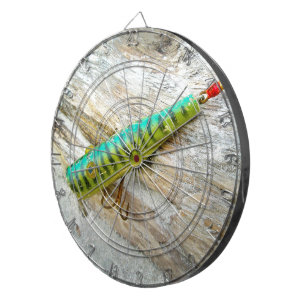 L Cooper Goo Goo Öga Antique Fishing Lure Darttavla