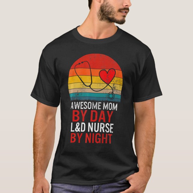 L&d Sjukvårdssjuksköterskans leveransvecka Midwive T Shirt (Framsida)
