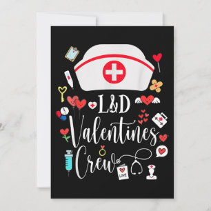 L&D-Valentineser för sjuksköterskans Valentines da Inbjudningar