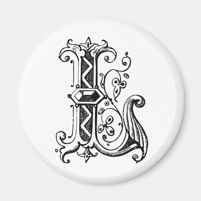 L Decorative Brev Magnet (Framsidan)