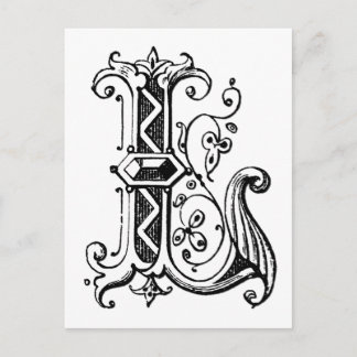 L Decorative Brev Vykort
