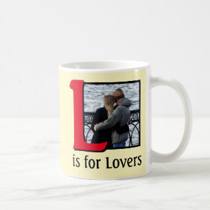 L för Älskare Kaffemugg
