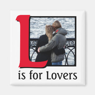 L för Älskare Magnet