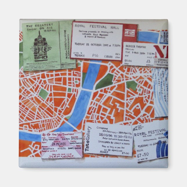 L för London Magnet (Framsidan)
