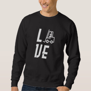 L Forklift Ve Lång Ärmad Tröja