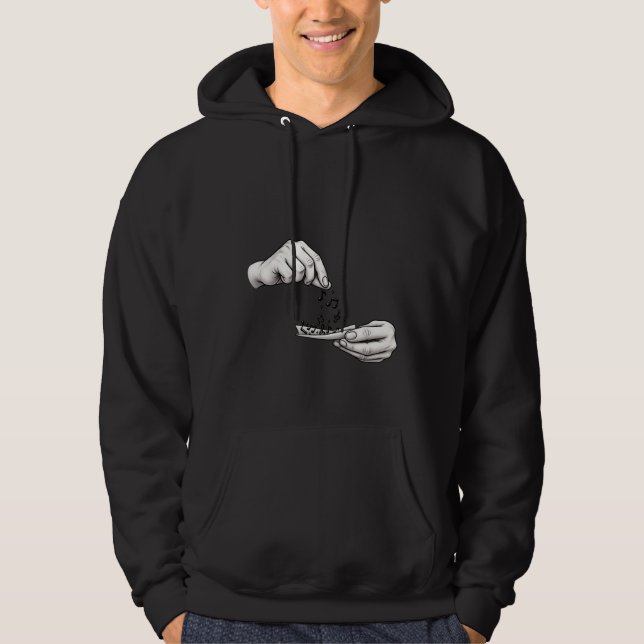 L hoodie Musik i rörelse 🎵 (Framsida)