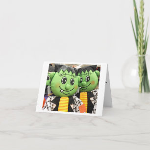 **l.INTE SÅ SKÄRLIGA MONSTER** IT ÄR HALLOWEN Kort