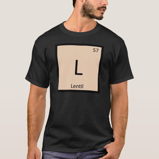 L - Linslegymkemi Periodiska Systemet Symbol Tröja (Framsida)
