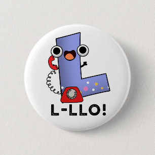 L-llo Funny Brev L Pun Knapp