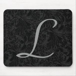 L: Monogram L Elegant Mousepad - Brev Musmatta