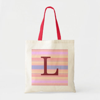 L: Monogram L Summer Rand Roligt Tote Bag Tygkasse