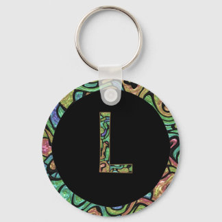 L Monogram Nyckelring