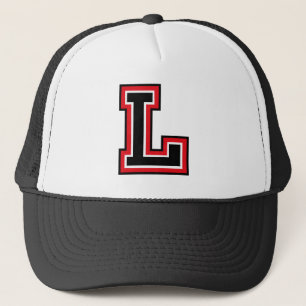 ’L’ Monogram-Truckerkeps Keps