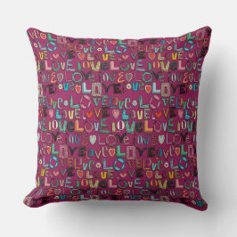 l o e KÄRLEK ROSA Kudde