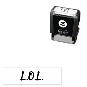 L.O.L. Laughing Out Loud Självfärgande Stämpel