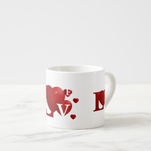 L.O.V.E. Hearts Espressomugg