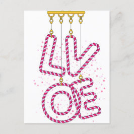 L O V E HELG VYKORT