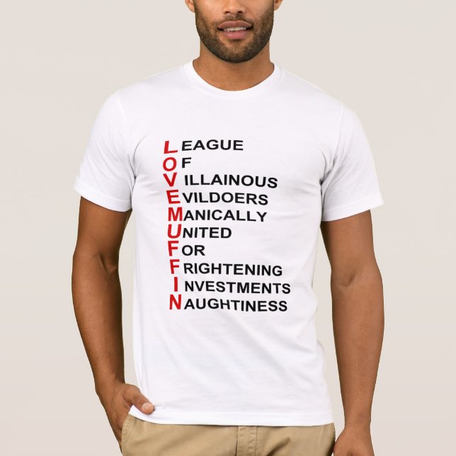 L.O.V.E.M.U.F.F.I.N. T SHIRT (Framsida)