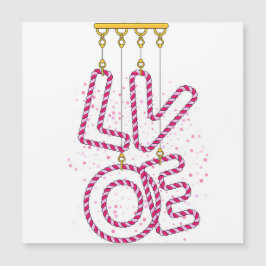 L O V E MAGNETISK INBJUDNINGSKORT