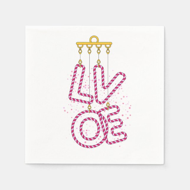 L O V E PAPPERSSERVETT (Framsidan)