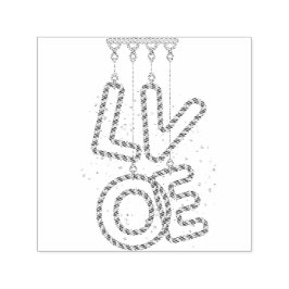 L O V E SJÄLVFÄRGANDE STÄMPEL