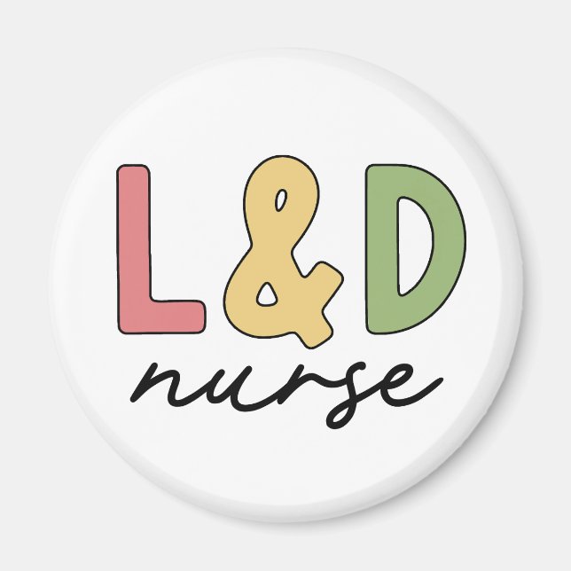 L och D Nurse | Arbets- och leveranssjuksköterska Magnet (Framsidan)