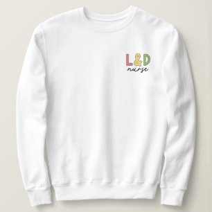 L och D Nurse Arbets- och leveranssjuksköterska T Shirt