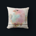 L’Oiseau Lyric - The Lyrics's Songbird  Kudde<br><div class="desc">Un oiseau bariolé embrouillé dans des partitions en pagaille — vous aussi ça vous parle ? Ce design surréaliste célèbre la créativité, le flou artistique et le charme du chaos doux. A colorful bird caught in a poetic mess of sheet music—relatable, isn’t it? This surreal design celebrates creativity, confusion, and...</div>