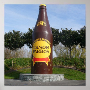 L&P-flaska, Paeroa Poster
